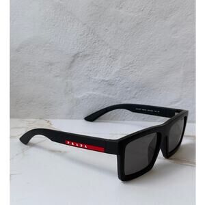 NEW Prada Sport PS A07S Sunglasses in Black Polarized $483